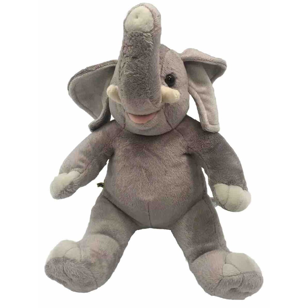 Build A Bear Cuddley Gray Elephant Stuffed Plush Toy Animal 15"